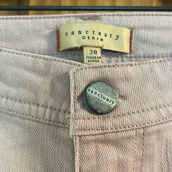 Sanctuary Denim Embroidered Mid Rise Jeans - Picture 4 of 8